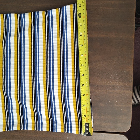 NWT Express V-neck Ribbed Knit Striped Tank Top - Picture 10 of 11